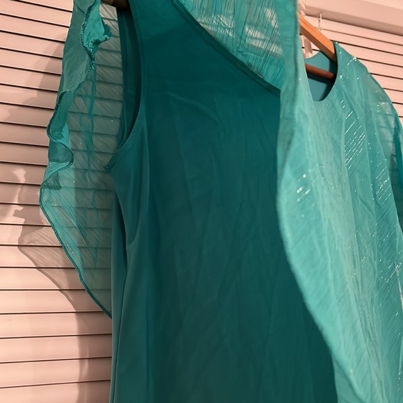 Turquoise blouse - Picture 5 of 9